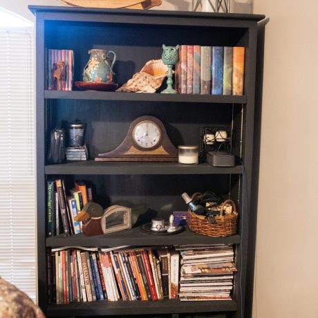 Free standing book case
